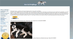 Desktop Screenshot of hybridwolfpup.com